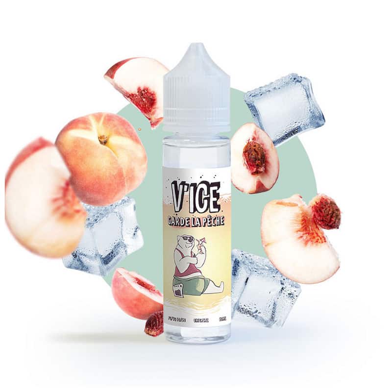 vapetrotter-eliquide-gardes-la-peche-v-ice-vdlv eliquide prends-le-melon de la marque V’ice est fabriqué en france par VDLV. saveur melon, fraise, framboise avec de la fraicheur .Il est disponible chez vapetrotter, paris6