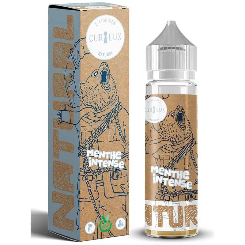 menthe intense natural - curieux -végétol - vapetrotter
