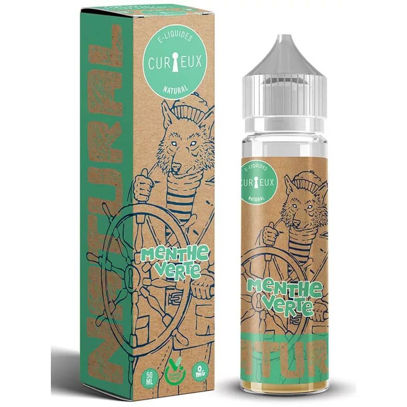 menthe natural 50ml - curieux -vapetrotter-végétol